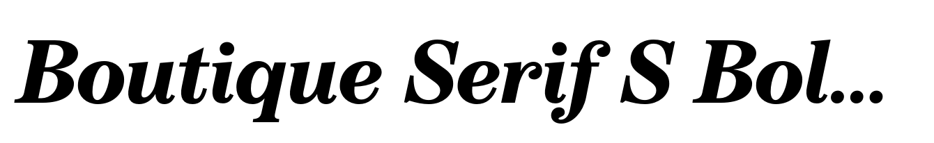 Boutique Serif S Bold Italic